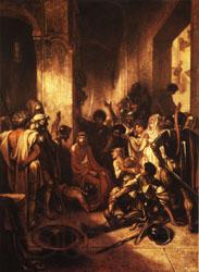 Alexandre Gabriel Decamps Christ at the Praetorium Norge oil painting art